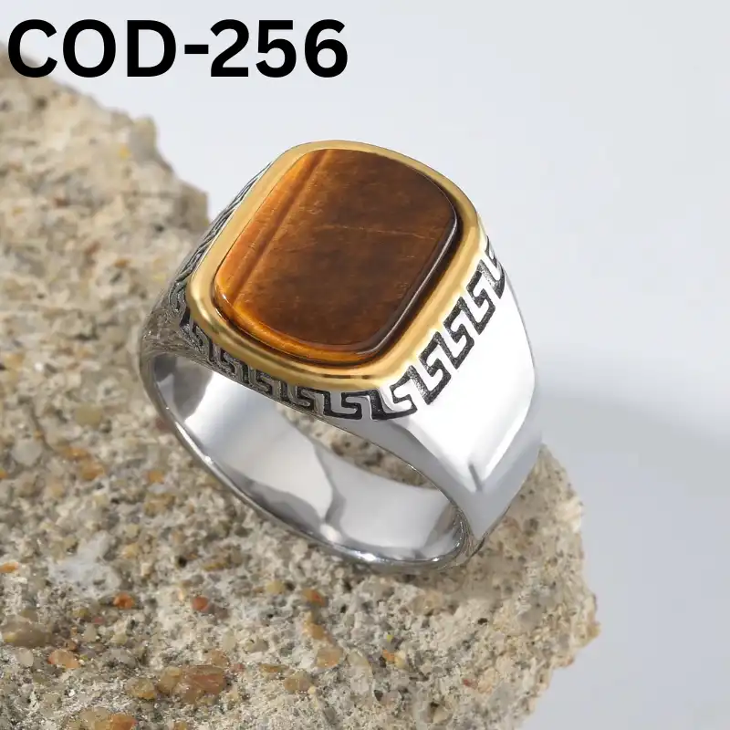Tiger eye Stone Finger Ring COD-256
